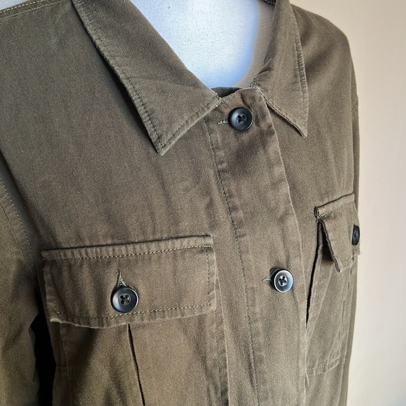 Forever 21 plus olive green utility jacket - Picture 2 of 6